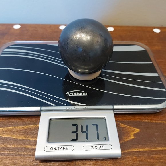 🔥 Sale 🔥 Volcanic Basalt Sphere w/ Stand - 0.76 - Final Price - Picture 5 of 6